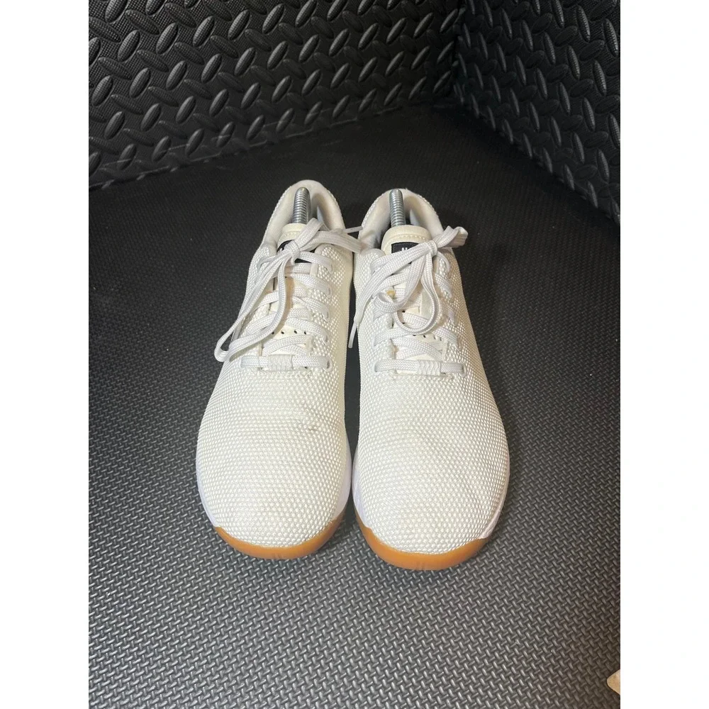 NOBULL Outwork Training Shoes Mens 9 Womens 10.5 White Gum Sole SuperFabric